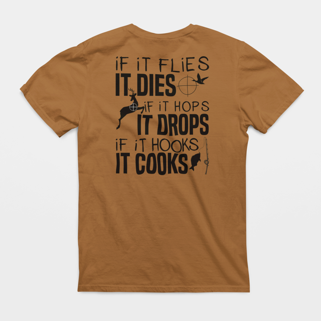 If It Flies It Dies Graphic Tee